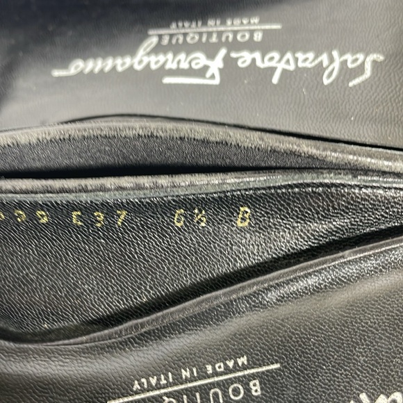 Salvatore Ferragamo black mules size 6.5 B - Picture 11 of 12